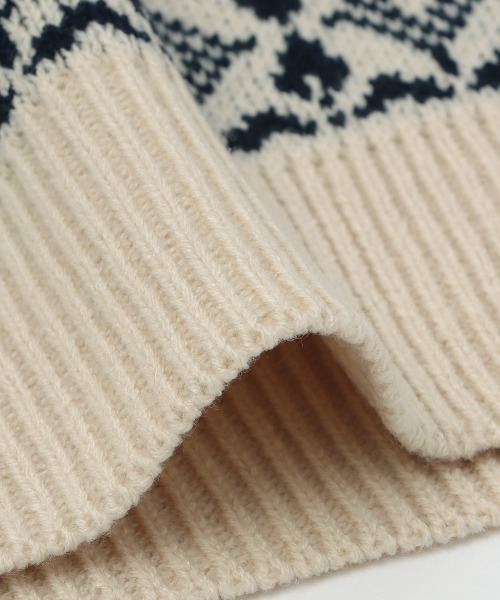 チチカカ（チチカカ）の「総柄ジャガードカーディガン（カーディガン/ボレロ・レディース・イエロー/ネイビー・FREE）」の17枚目の写真