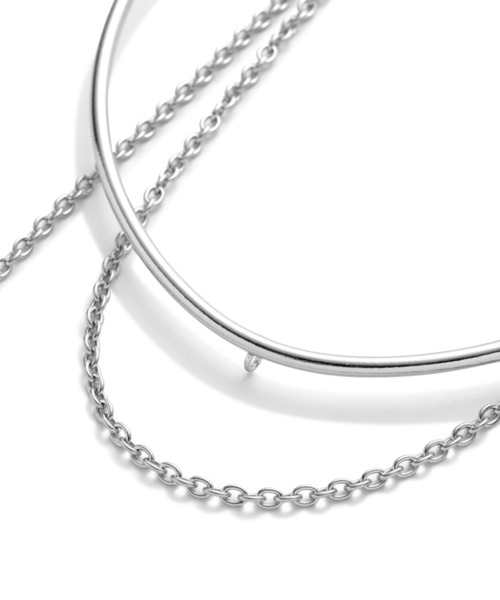 ROSE BUD(ローズバッド)の「(Sea'ds mara)メニーウェイチェーンチョーカー(チョーカー・レディース・シルバー・FREE)」の5枚目の写真