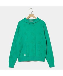 【Rosasen/GOLF】A-Line ふくれジャカードニットパーカー