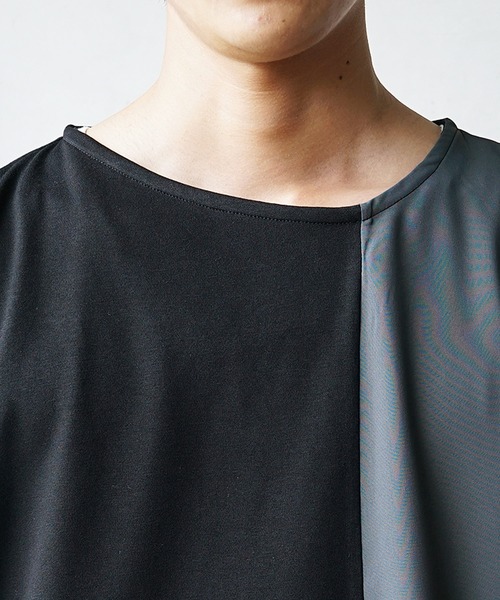 アシメデザインでモードに浸る】バイカラーアシメトリー