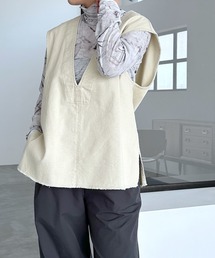 LEPSIM | デニムVネックジレ　964567(ベスト)