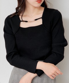 セール】＜conte＞アゼ 2WAY ボートネックニット（ニット/セーター