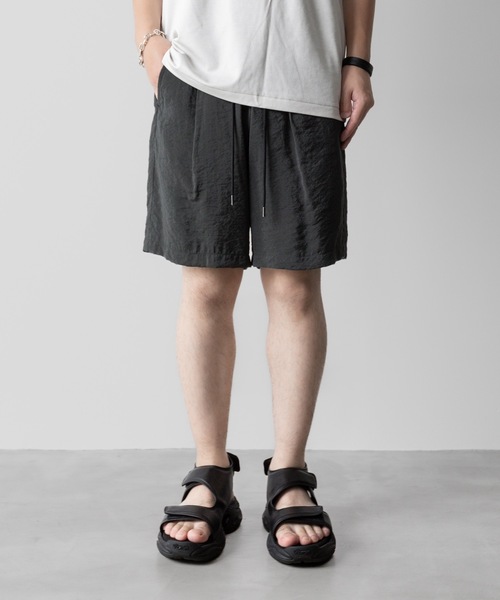 ATTACHMENT(アタッチメント)の「RY/NYローンショーツ / RY/NY LAWN SHORTS(その他パンツ・メンズ・ライトブルー/ホワイト×グレー/ブラック/ホワイト・2/1/3)」の4枚目の写真