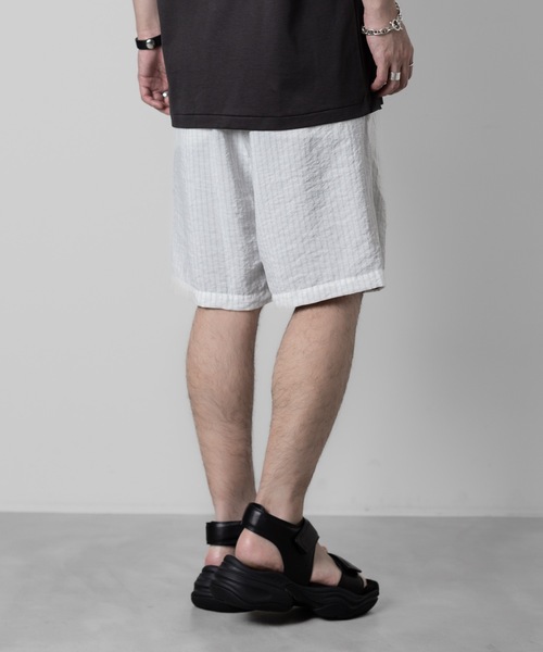 ATTACHMENT(アタッチメント)の「RY/NYローンショーツ / RY/NY LAWN SHORTS(その他パンツ・メンズ・ライトブルー/ホワイト×グレー/ブラック/ホワイト・2/1/3)」の11枚目の写真