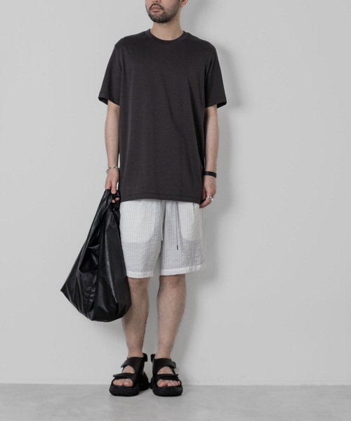 ATTACHMENT(アタッチメント)の「RY/NYローンショーツ / RY/NY LAWN SHORTS(その他パンツ・メンズ・ライトブルー/ホワイト×グレー/ブラック/ホワイト・2/1/3)」の8枚目の写真