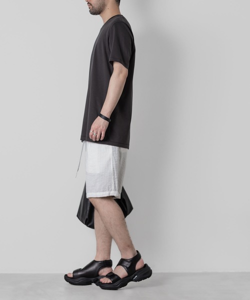 ATTACHMENT(アタッチメント)の「RY/NYローンショーツ / RY/NY LAWN SHORTS(その他パンツ・メンズ・ライトブルー/ホワイト×グレー/ブラック/ホワイト・2/1/3)」の5枚目の写真