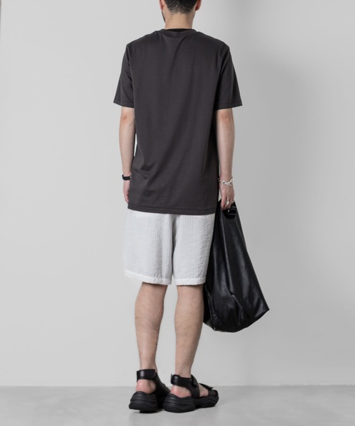 ATTACHMENT(アタッチメント)の「RY/NYローンショーツ / RY/NY LAWN SHORTS(その他パンツ・メンズ・ライトブルー/ホワイト×グレー/ブラック/ホワイト・2/1/3)」の6枚目の写真