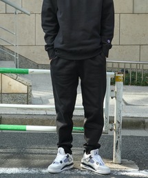 JEANS MATE（ジーンズメイト）の「【CHAMPION/チャンピオン】裏起毛　スウェットパンツ C3-Y224 USAコットン　リサイクルポリエステル　 サスティナブル　テーパードシルエット（スウェットパンツ）」