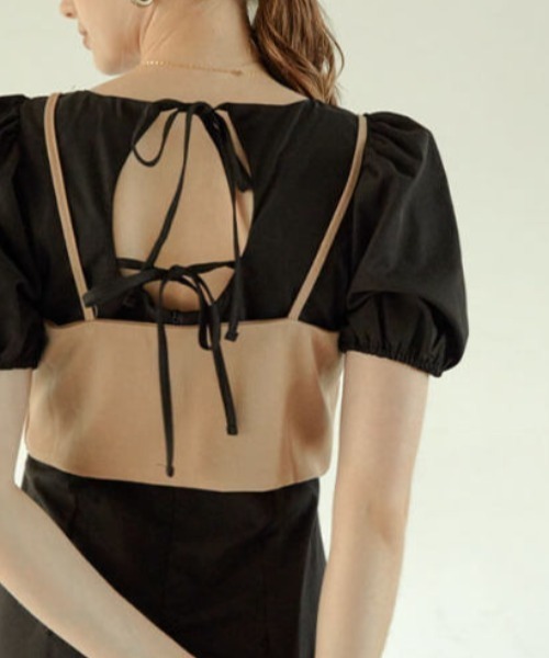 ACYM(アシーム)の「Corset ビスチェ(その他トップス・レディース・ベージュ・FREE)」の2枚目の写真