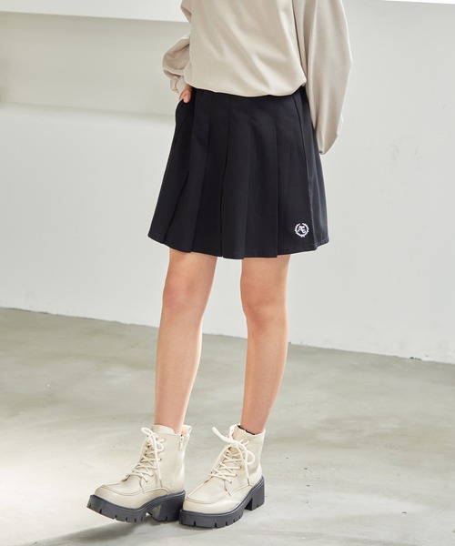 Amourire girl(アムリールガール)の「プリーツスカパン(130cm~150cm)(その他パンツ・キッズ・ブラック/グレー/ベージュ/ピンク・140cm/150cm/130cm)」の5枚目の写真