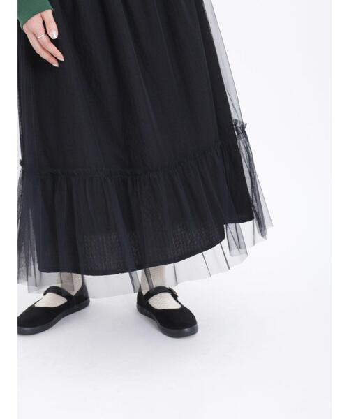 Samansa Mos2(サマンサ モスモス)の「3WAYチュールスカート(スカート・レディース・キナリ/グレー/ブラック/ネイビー・F)」の11枚目の写真