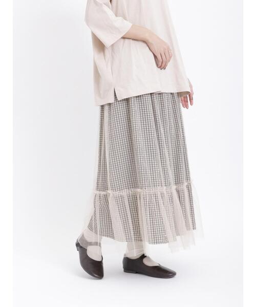 Samansa Mos2(サマンサ モスモス)の「3WAYチュールスカート(スカート・レディース・キナリ/グレー/ブラック/ネイビー・F)」の19枚目の写真