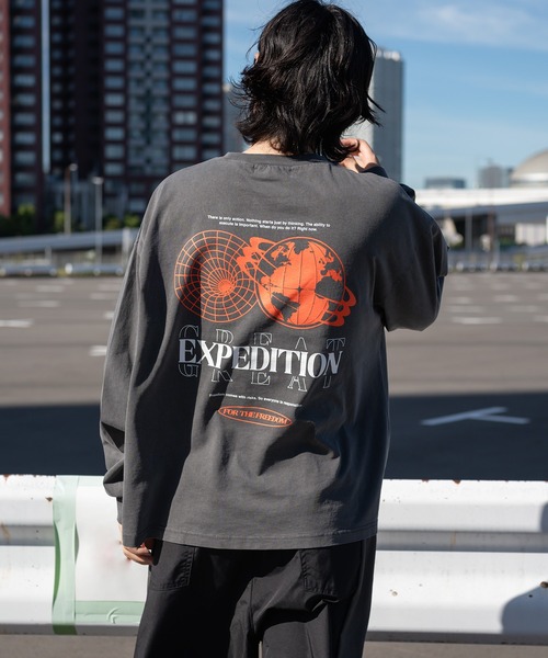 kutir（クティール）の「オーバーサイズアソートロンT（Tシャツ/カットソー・メンズ・ブラック/スモークグレー/ダークグレー/ホワイト/ホワイト系その他/ホワイト系その他2・LARGE/MEDIUM）」の6枚目の写真