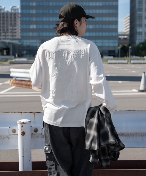 kutir（クティール）の「オーバーサイズアソートロンT（Tシャツ/カットソー・メンズ・ブラック/スモークグレー/ダークグレー/ホワイト/ホワイト系その他/ホワイト系その他2・LARGE/MEDIUM）」の19枚目の写真