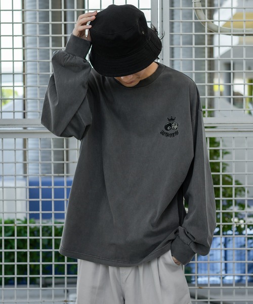 kutir（クティール）の「オーバーサイズアソートロンT（Tシャツ/カットソー・メンズ・ブラック/スモークグレー/ダークグレー/ホワイト/ホワイト系その他/ホワイト系その他2・LARGE/MEDIUM）」の8枚目の写真