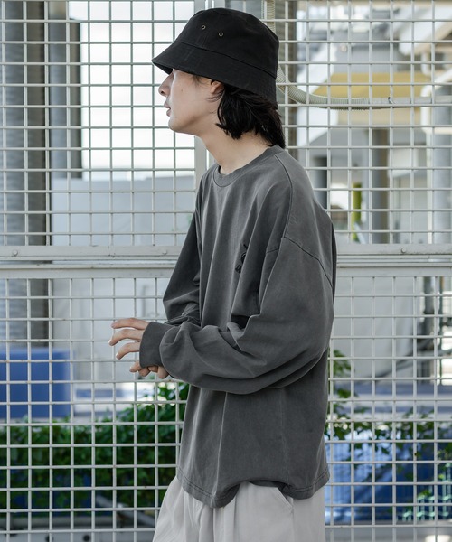 kutir（クティール）の「オーバーサイズアソートロンT（Tシャツ/カットソー・メンズ・ブラック/スモークグレー/ダークグレー/ホワイト/ホワイト系その他/ホワイト系その他2・LARGE/MEDIUM）」の9枚目の写真