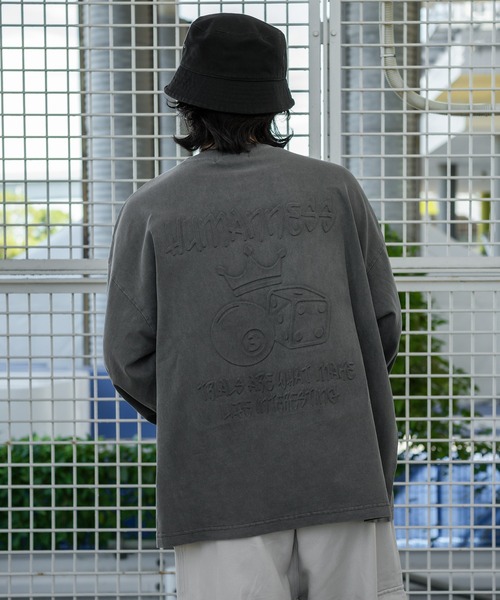 kutir（クティール）の「オーバーサイズアソートロンT（Tシャツ/カットソー・メンズ・ブラック/スモークグレー/ダークグレー/ホワイト/ホワイト系その他/ホワイト系その他2・LARGE/MEDIUM）」の10枚目の写真