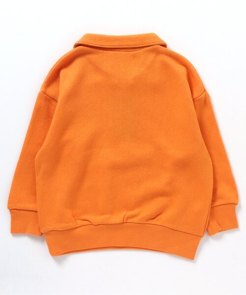 BREEZE（ブリーズ）の「【WEB限定】ハーフジップトレーナー（スウェット・キッズ・オレンジ/ターコイズブルー/ピンク/パープル・120/130/140/100/150/110/90）」の15枚目の写真