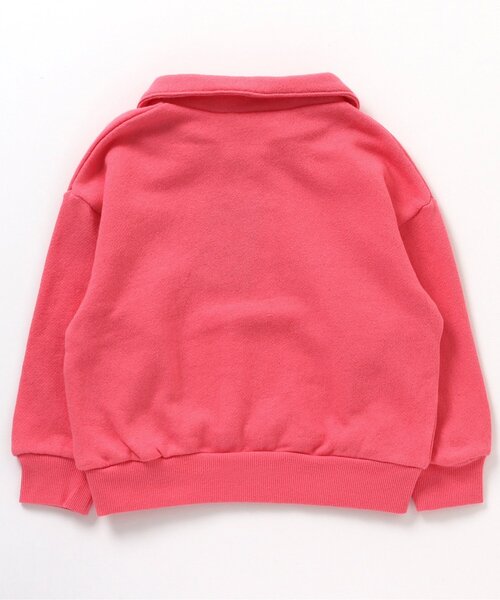 BREEZE（ブリーズ）の「【WEB限定】ハーフジップトレーナー（スウェット・キッズ・オレンジ/ターコイズブルー/ピンク/パープル・120/130/140/100/150/110/90）」の16枚目の写真