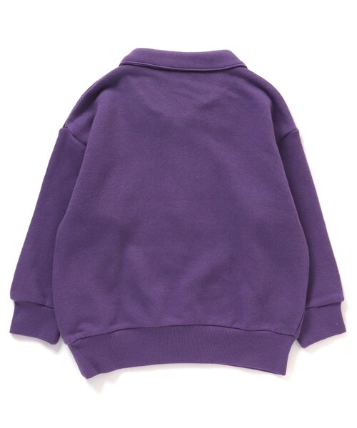 BREEZE（ブリーズ）の「【WEB限定】ハーフジップトレーナー（スウェット・キッズ・オレンジ/ターコイズブルー/ピンク/パープル・120/130/140/100/150/110/90）」の17枚目の写真