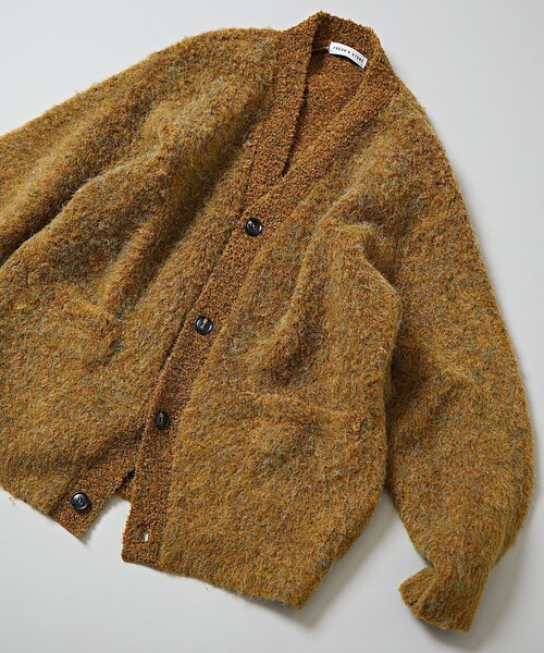 FREAK'S STORE(フリークスストア)の「FREAK’S STORE/フリークスストア リラックスフィット シャギーニットカーディガン(カーディガン/ボレロ・メンズ・オレンジ/ブラック/ベージュ/ブラウン/グリーン・LARGE/MEDIUM/SMALL)」の10枚目の写真