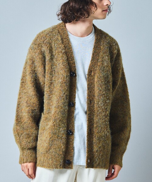 FREAK'S STORE(フリークスストア)の「FREAK’S STORE/フリークスストア リラックスフィット シャギーニットカーディガン(カーディガン/ボレロ・メンズ・オレンジ/ブラック/ベージュ/ブラウン/グリーン・LARGE/MEDIUM/SMALL)」の21枚目の写真