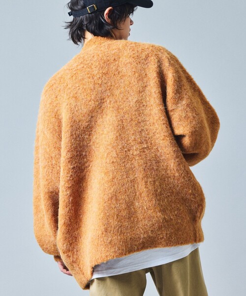 ニット　カーディガン　リラックス　ブラック FREAK'S STORE カーディガン FREAK'S STORE/フリークスストア