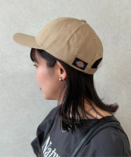 Dickies（ディッキーズ）の「ベースボールロゴキャップ（キャップ・メンズ・ブラック/アイボリー/ベージュ・FREE）」の18枚目の写真