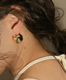 voov | ワンタッチ メタル ボール ポイント ピアス(ピアス（両耳用）)