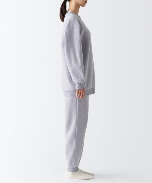 MUJI オフ白 パジャマ sサイズ セール】なめらかフリース ルームウエアセット（ルームウェア