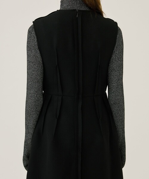 BELPER（ベルパー）の「【BELPER/ベルパー】MELTON DRESS/メルトンドレス（ワンピース・レディース・ブラック・FREE）」の9枚目の写真