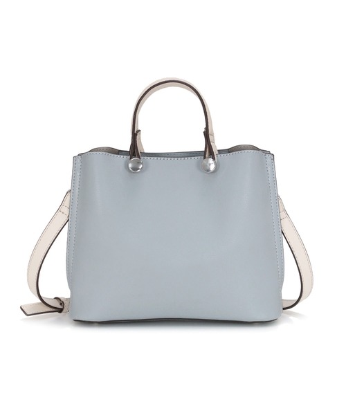 MIAN （ミアン）の「CLIVIA / ミニハンドバッグ（ハンドバッグ・レディース・グレー/アイボリー/ブラック/ライトイエロー/サックスブルー/ミント/モカ・FREE）」の12枚目の写真