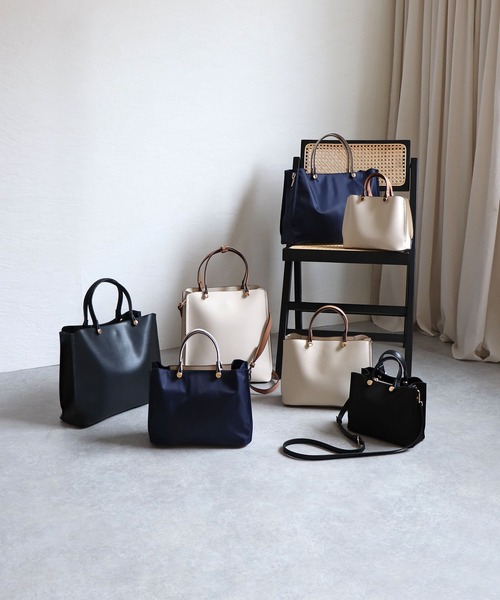 MIAN （ミアン）の「CLIVIA / ミニハンドバッグ（ハンドバッグ・レディース・グレー/アイボリー/ブラック/ライトイエロー/サックスブルー/ミント/モカ・FREE）」の14枚目の写真