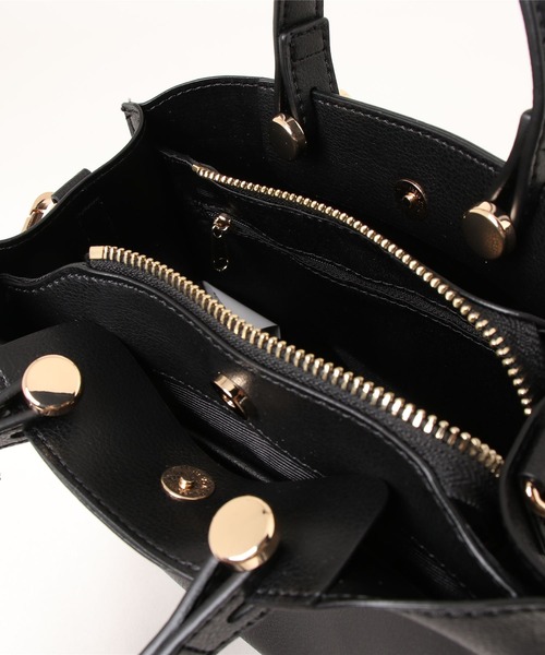 MIAN （ミアン）の「CLIVIA / ミニハンドバッグ（ハンドバッグ・レディース・グレー/アイボリー/ブラック/ライトイエロー/サックスブルー/ミント/モカ・FREE）」の17枚目の写真