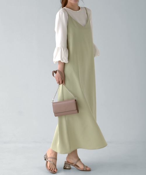 SNIDEL｜バックリボンシフォンワンピース | Rakuten Fashion