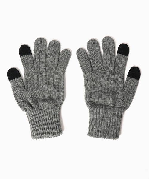 Liberaiders（リベレイダース）の「Liberaiders/リベレイダース LR E-TOUCH KNITTING GLOVE 手袋（手袋・メンズ・グレー/ブラック・ONE SIZE）」の12枚目の写真