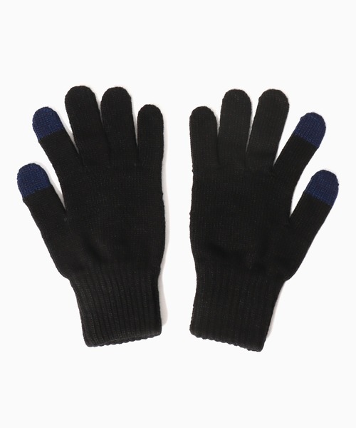 Liberaiders（リベレイダース）の「Liberaiders/リベレイダース LR E-TOUCH KNITTING GLOVE 手袋（手袋・メンズ・グレー/ブラック・ONE SIZE）」の9枚目の写真