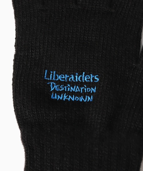 Liberaiders（リベレイダース）の「Liberaiders/リベレイダース LR E-TOUCH KNITTING GLOVE 手袋（手袋・メンズ・グレー/ブラック・ONE SIZE）」の5枚目の写真