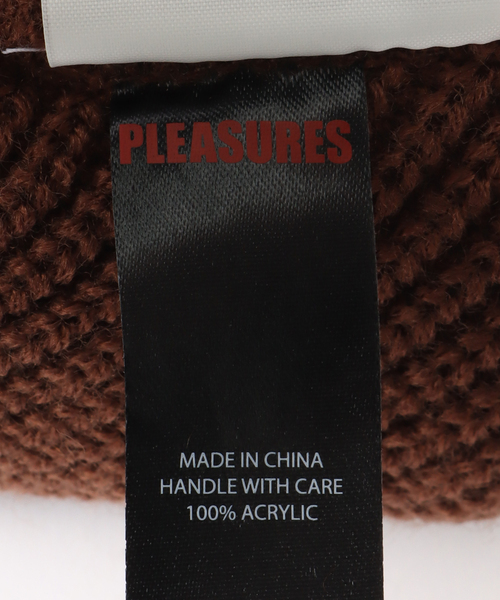 PLEASURES(プレジャー)の「【PLEASURES / プレジャー】EVERYDAY BEANIE(ニットキャップ/ビーニー・メンズ・ブラック・FREE)」の5枚目の写真