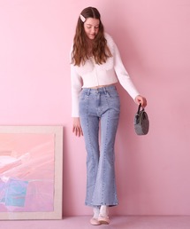 Seemi. byNICECLAUP | 美シルエットストレッチデニムパンツ(デニムパンツ)