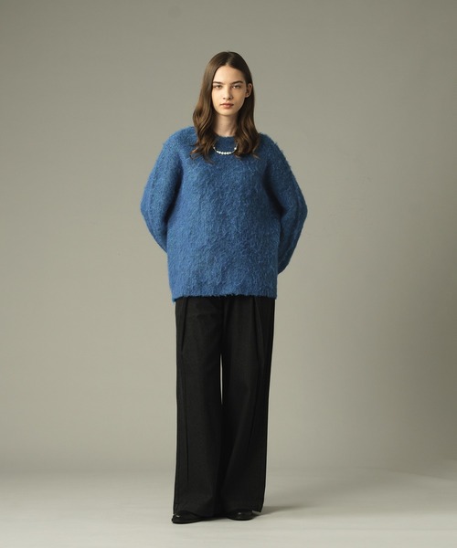 selle glant（セレグランテ）の「2TUCK WIDE DENIM PANTS/ 2タックワイドデニムパンツ（デニムパンツ・メンズ・ブラック/ブルー・LARGE/MEDIUM/SMALL）」の10枚目の写真