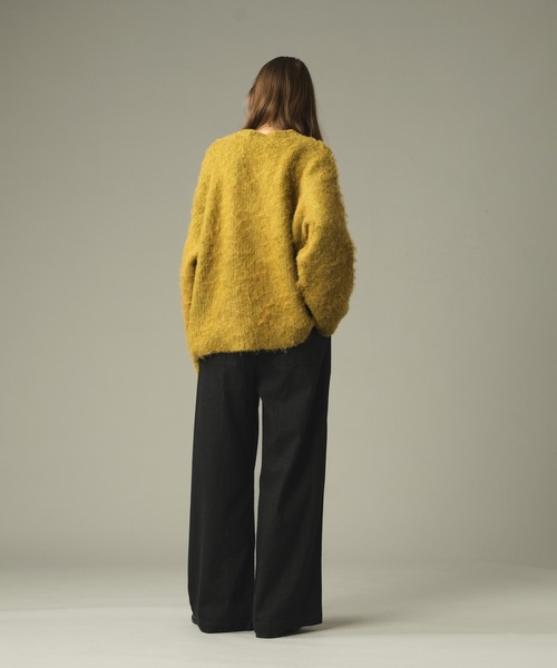 selle glant（セレグランテ）の「2TUCK WIDE DENIM PANTS/ 2タックワイドデニムパンツ（デニムパンツ・メンズ・ブラック/ブルー・LARGE/MEDIUM/SMALL）」の9枚目の写真