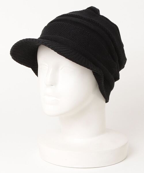 ８(eight)（エイト）の「バイザーニット（ニットキャップ/ビーニー・メンズ・ブラック×グレー/ブラウン系その他/ブラック・FREE）」の9枚目の写真