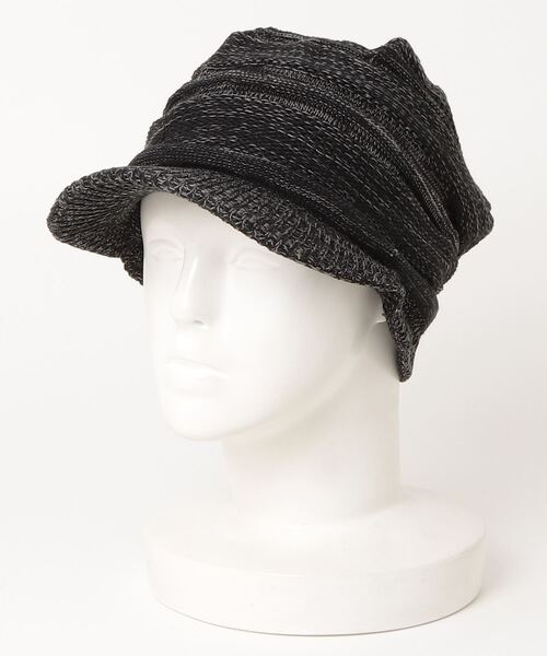８(eight)（エイト）の「バイザーニット（ニットキャップ/ビーニー・メンズ・ブラック×グレー/ブラウン系その他/ブラック・FREE）」の18枚目の写真