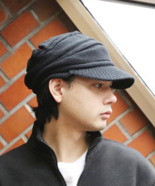 ８(eight)（エイト）の「バイザーニット（ニットキャップ/ビーニー・メンズ・ブラック×グレー/ブラウン系その他/ブラック・FREE）」の17枚目の写真