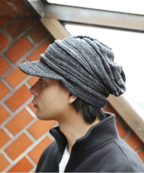 ８(eight)（エイト）の「バイザーニット（ニットキャップ/ビーニー・メンズ・ブラック×グレー/ブラウン系その他/ブラック・FREE）」の20枚目の写真