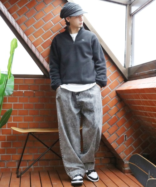 ８(eight)（エイト）の「バイザーニット（ニットキャップ/ビーニー・メンズ・ブラック×グレー/ブラウン系その他/ブラック・FREE）」の5枚目の写真