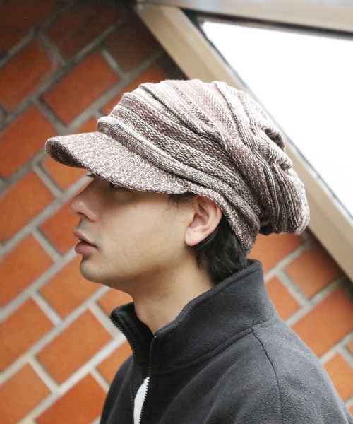８(eight)（エイト）の「バイザーニット（ニットキャップ/ビーニー・メンズ・ブラック×グレー/ブラウン系その他/ブラック・FREE）」の7枚目の写真
