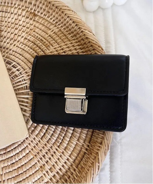 Port（ポート）の「プッシュ ロック スクエア ミニ ウォレット / コンパクト カードケース #_（カードケース・レディース・グリーン/イエロー/パープル/ライトブルー/ホワイト/ブラック・FREE）」の9枚目の写真