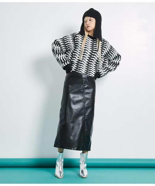 Settimissimo（セッティミッシモ）の「ニットフライトキャップ フライトビーニー（ニットキャップ/ビーニー・レディース・アイボリー/グレー/ブラック・FREE）」の14枚目の写真